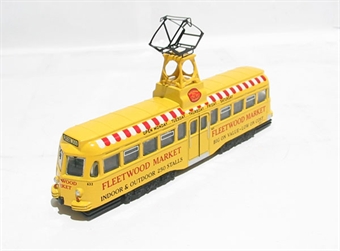 Blackpool Brush Railcoach tramcar "Fleetwood market"